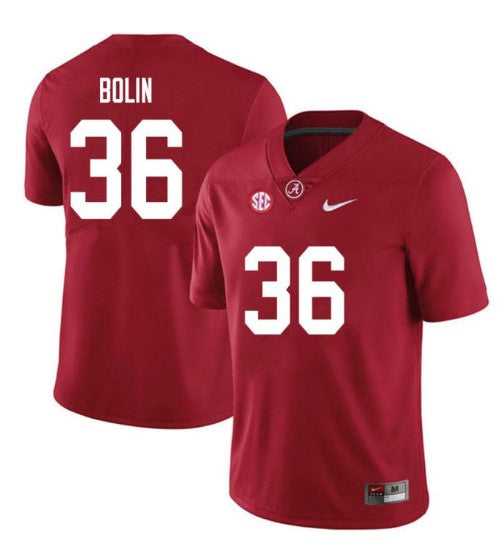 Alabama Crimson Tide #36 Bret Bolin Football Jersey Stitched