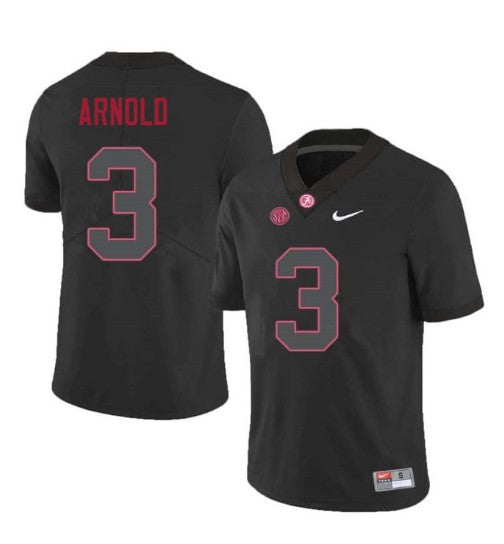 Alabama Crimson Tide #3 Terrion Arnold Football Jersey Stitched