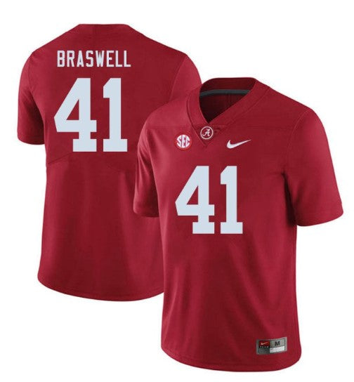 Alabama Crimson Tide #41 Chris Braswell Football Jersey Stitched