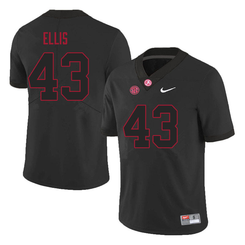 Alabama Crimson Tide #43 Robert Ellis Football Jersey Stitched