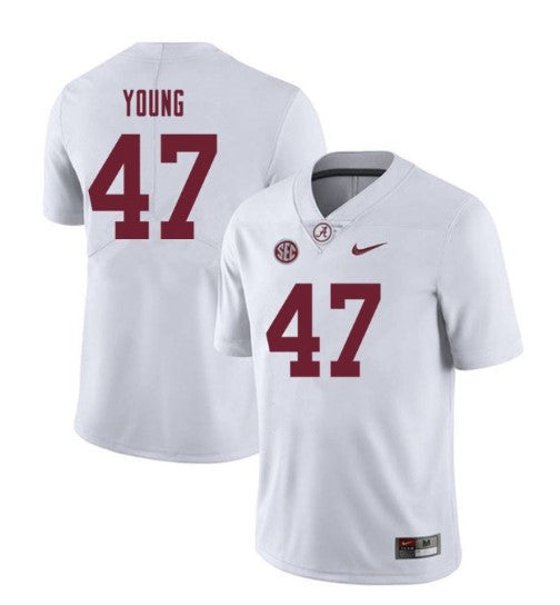 Alabama Crimson Tide #47 Byron Young Football Jersey Stitched