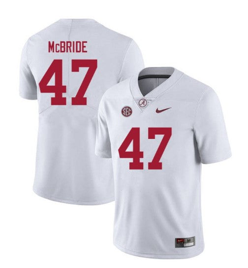 Alabama Crimson Tide #47 Jacobi McBride Football Jersey Stitched