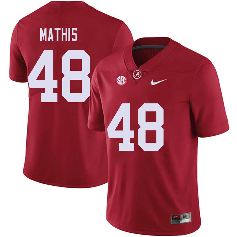Alabama Crimson Tide #48 Phidarian Mathis Football Jersey Stitched