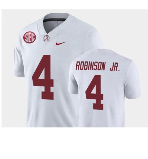 Alabama Crimson Tide #4 Brian Robinson JR. Football Jersey Stitched