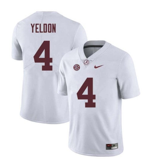 Alabama Crimson Tide #4 T.J. Yeldon Football Jersey Stitched