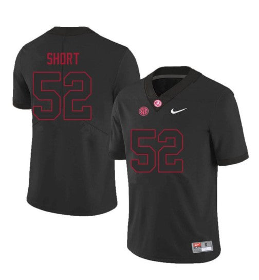 Alabama Crimson Tide #52 Carter Short Football Jersey Stitched