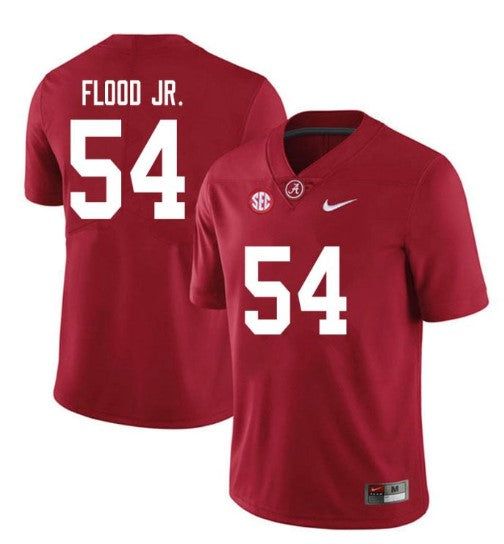 Alabama Crimson Tide #54 Kyle Flood Jr. Football Jersey Stitched