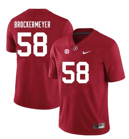 Alabama Crimson Tide #58 James Brockermeyer Football Jersey Stitched