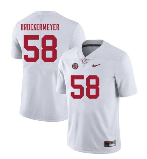 Alabama Crimson Tide #58 James Brockermeyer Football Jersey Stitched