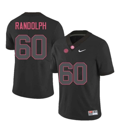 Alabama Crimson Tide #60 Kendall Randolph Football Jersey Stitched