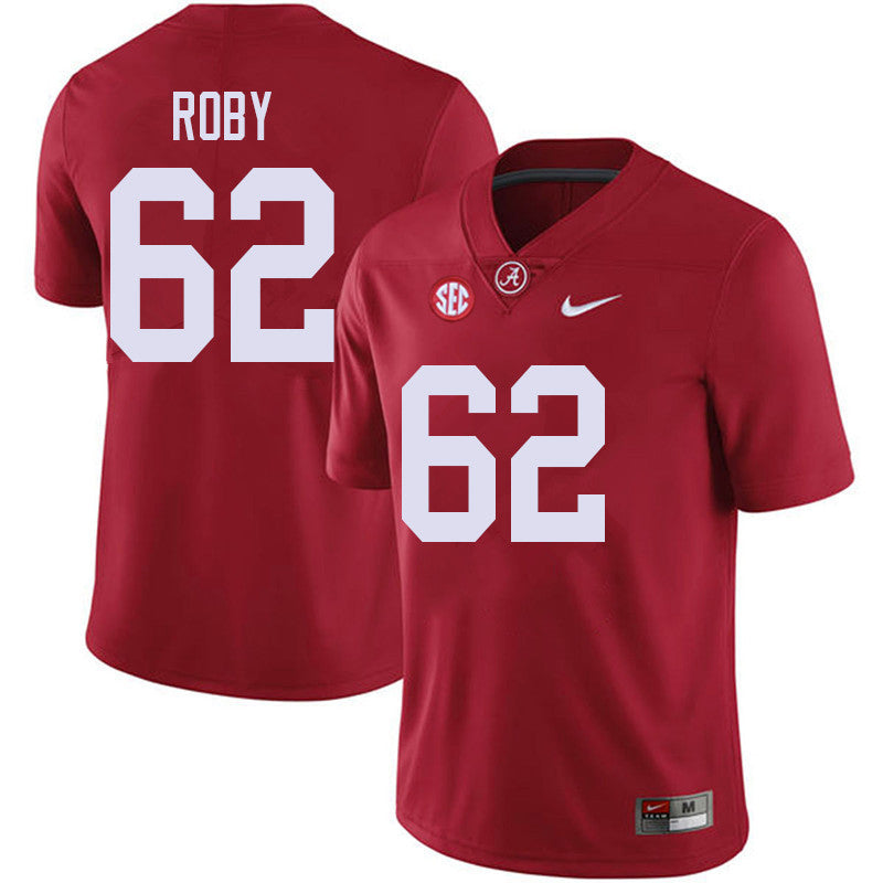 Alabama Crimson Tide #62 Jackson Roby Football Jersey Stitched