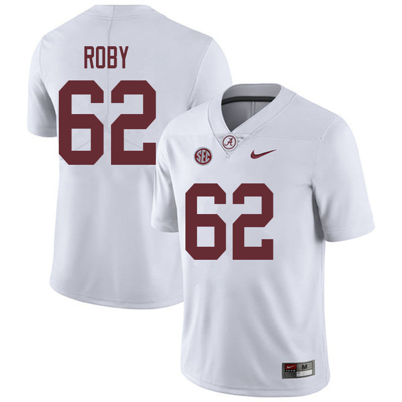 Alabama Crimson Tide #62 Jackson Roby Football Jersey Stitched
