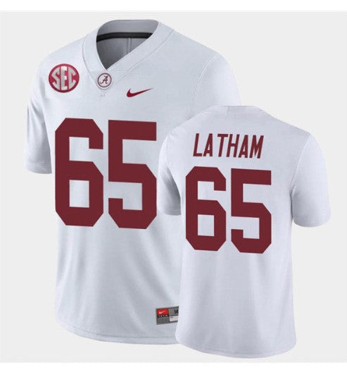 Alabama Crimson Tide #65 JC Latham Football Jersey Stitched