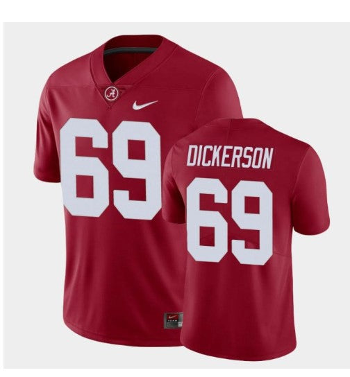 Alabama Crimson Tide #69 Landon Dickerson Football Jersey Stitched