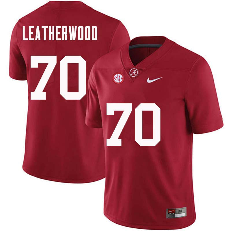 Alabama Crimson Tide #70 Alex Leatherwood Football Jersey Stitched
