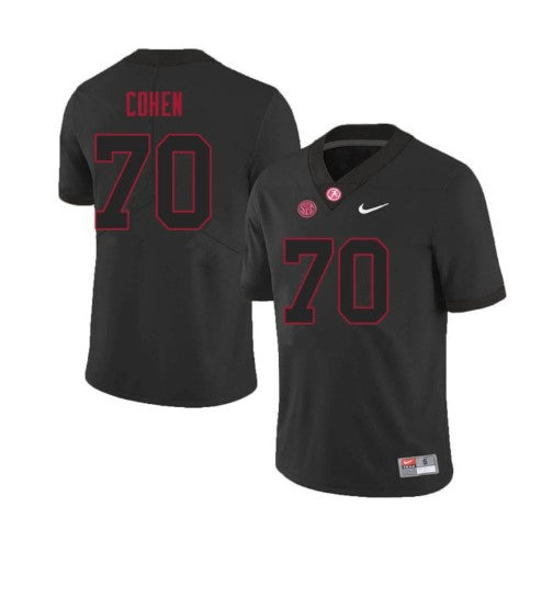 Alabama Crimson Tide #70 Javion Cohen Football Jersey Stitched