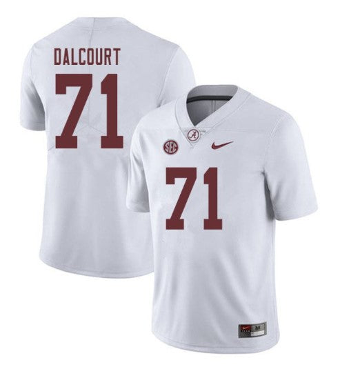 Alabama Crimson Tide #71 Darrian Dalcourt Football Jersey Stitched