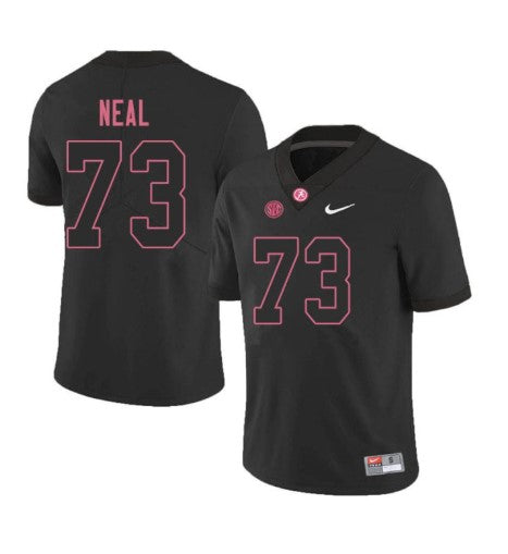 Alabama Crimson Tide #73 Evan Neal Football Jersey Stitched