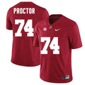Alabama Crimson Tide #74 Kadyn Proctor Football Jersey Stitched