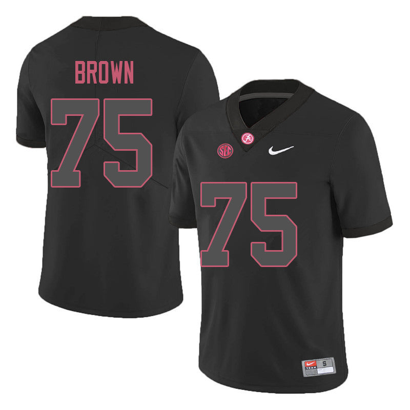 Alabama Crimson Tide #75 Tommy Brown Football Jersey Stitched
