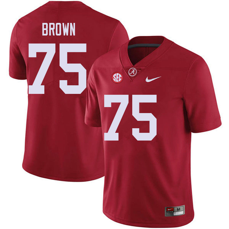 Alabama Crimson Tide #75 Tommy Brown Football Jersey Stitched