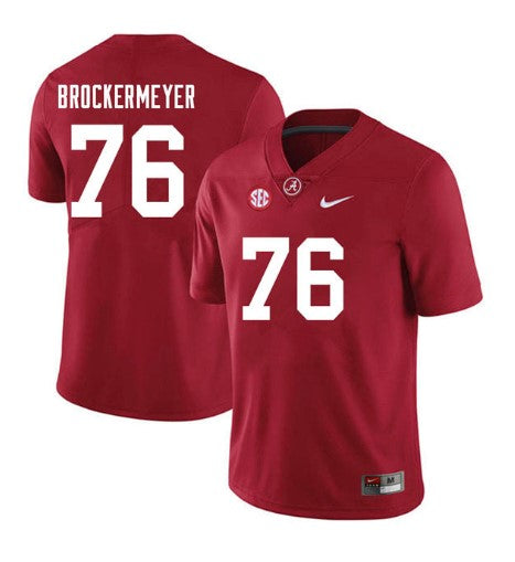 Alabama Crimson Tide #76 Tommy Brockermeyer Football Jersey Stitched