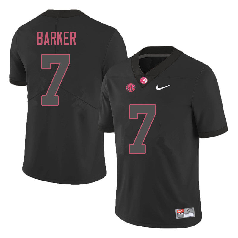 Alabama Crimson Tide #7 Braxton Barker Football Jersey Stitched