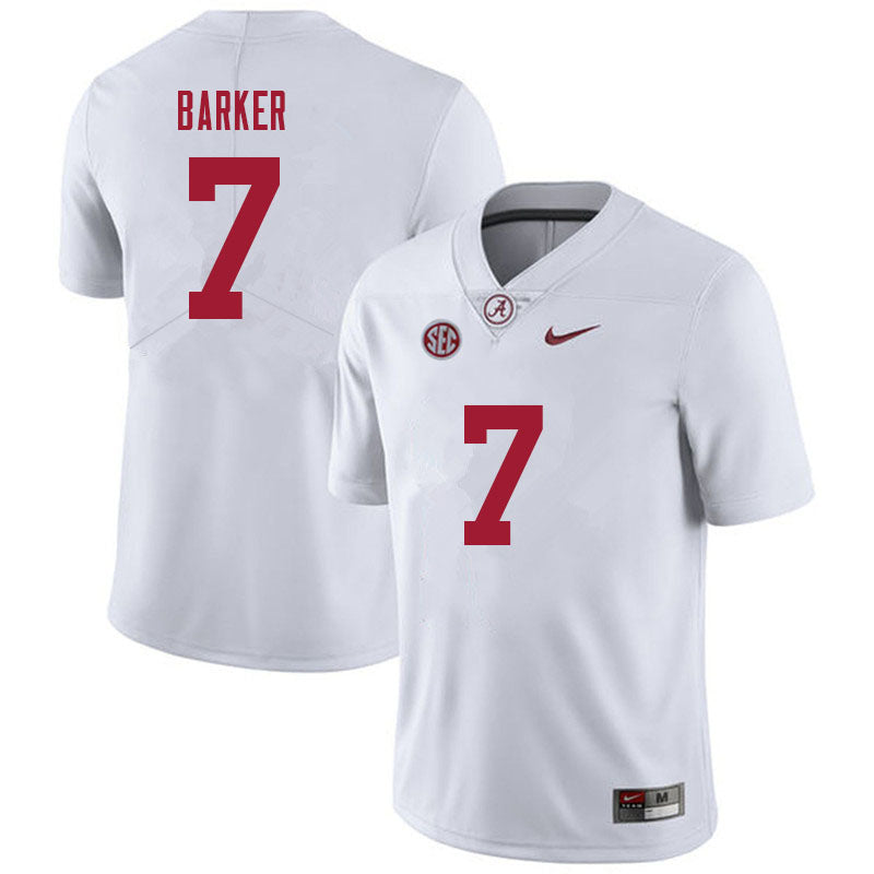 Alabama Crimson Tide #7 Braxton Barker Football Jersey Stitched