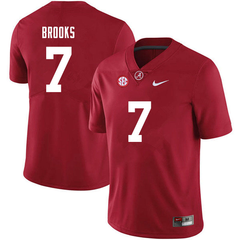 Alabama Crimson Tide #7 Ja’Corey Brooks Football Jersey Stitched