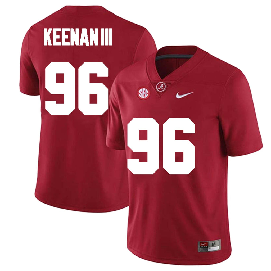 Alabama Crimson Tide #96 Tim Keenan III Football Jersey Stitched