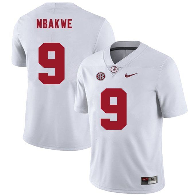 Alabama Crimson Tide #9 Jaylen Mbakwe Football Jersey Stitched