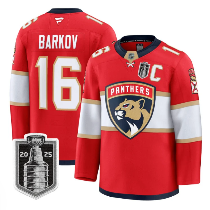 Aleksander Barkov Jersey #16 Florida Panthers 2025 Stanley Cup Final Blue