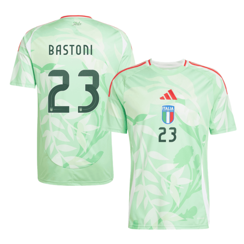 Giacomo Raspadori 11 Italy National Team 2025-26 Away Men Jersey – Green
