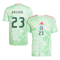 Alessandro Bastoni 23 Italy National Team 2025-26 Away Men Jersey – Green