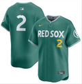 Alex Bregman Jersey #2 Red Sox Green 2025 City Connect Limited Stitched
