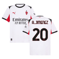 Alex Jimenez 20 AC Milan 2025-26 Away Men Jersey – White