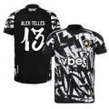 Alex Telles #13 Botafogo 2025-26 Home Jersey – Black White