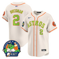 Alex Bregman Jersey #2 Astros Orbit Patch Vapor Premier Limited V2 Stitched