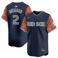 Alex Bregman Jersey #2 Boston Red Sox 2025 Fenway Red Brick Style Vapor Premier Stitched