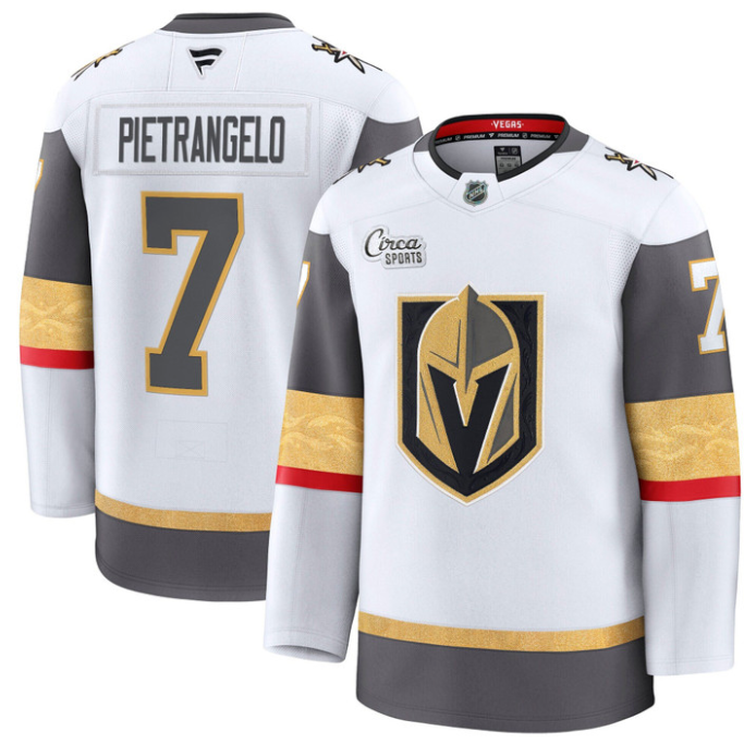 Alex Pietrangelo Jersey #7 Vegas Golden Knights Premium Stitched Gold