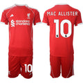 Alexis Mac Allister Jersey #10 Liverpool Red Home 2025-26 Soccer Suit