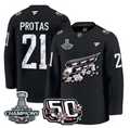 Aliaksei Protas Jersey #21 Washington Capitals 50th 2018 Stanley Cup Champions Patch