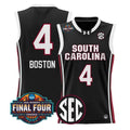 Aliyah Boston Jersey #4 South Carolina 2026 Final Four Stitched Black