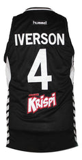 Allen Iverson Jersey #4 Cola Turka Basketball New Sewn Black