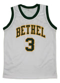 Allen Iverson Jersey #3 Bethel High School Basketball White