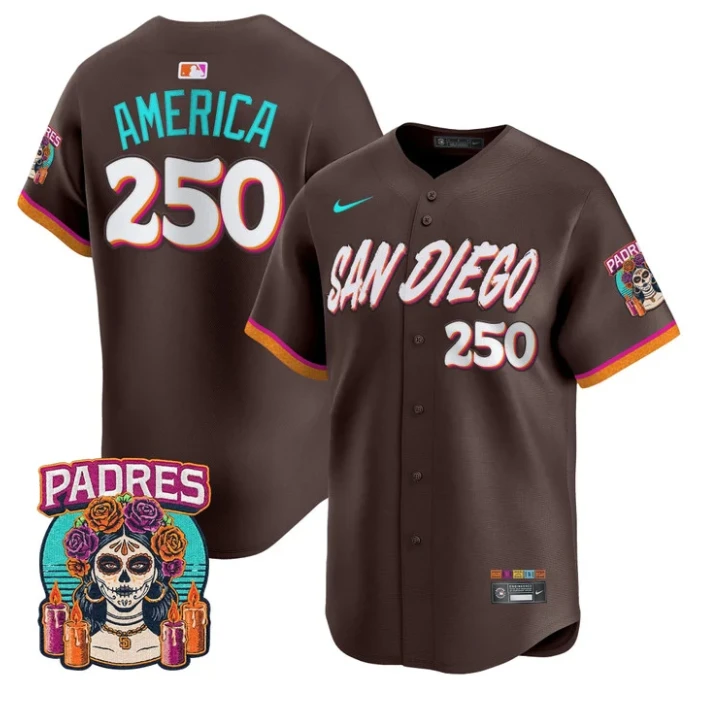AmericaJersey #250 San Diego 2026 City Connect Stitched