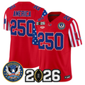 America Jersey #250 Miami Hurricanes America 250 Edition 2026 CFP Patch Stitched