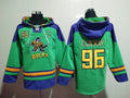 Anaheim Ducks #96 Charlie Conway Pullover Hoodie Green