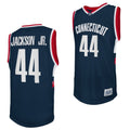 Andre Jackson Jersey UConn Huskies College Basketball Navy Retro #44