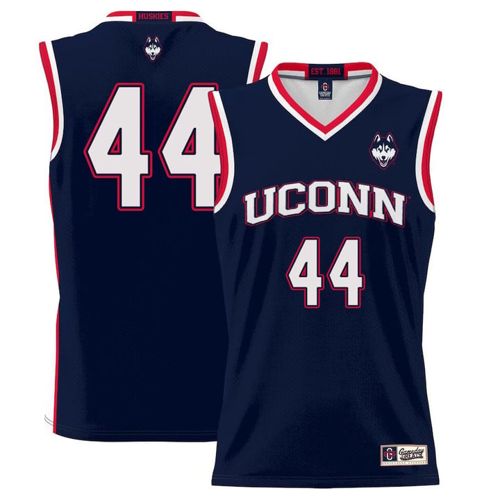 Andre Jackson Jr Jersey UConn Huskies College Basketball No Name Navy #44
